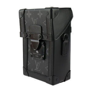 Louis Vuitton Eclipse Black Bag Trunk Wearable Wallet Vertical Black Shoulder